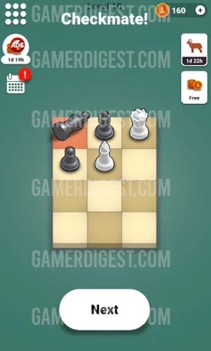 Pocket Chess Level 10 Mate in 1 Answer