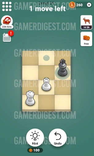 Pocket Chess Level 11 Mate in 2 Answer - First Move