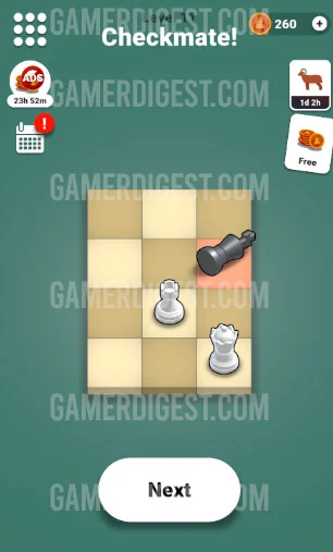 Pocket Chess Level 11 Mate in 2 Answer - Second Move