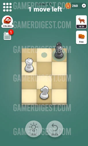 Pocket Chess Level 12 Mate in 2 Answer - First Move
