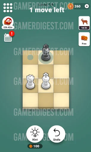 Pocket Chess Level 14 Mate in 2 Answer - first move