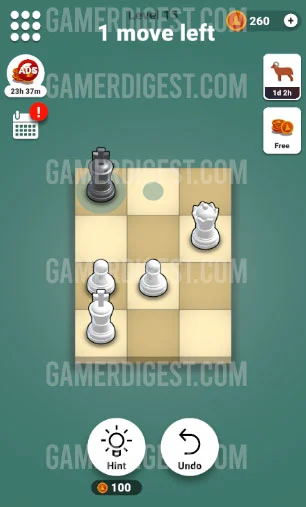 Pocket Chess Level 15 Mate in 2 Answer - first move