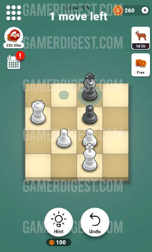 Pocket Chess Level 16 Mate in 2 Answer - first move
