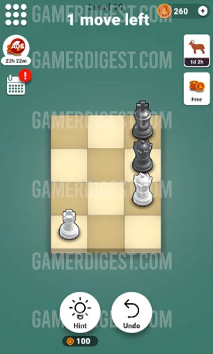 Pocket Chess Level 19 Mate in 2 Answer - first move