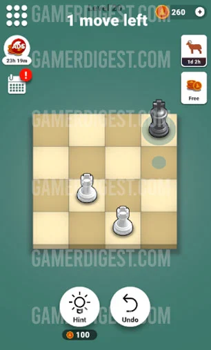 Pocket Chess Level 20 Mate in 2 Answer - first move