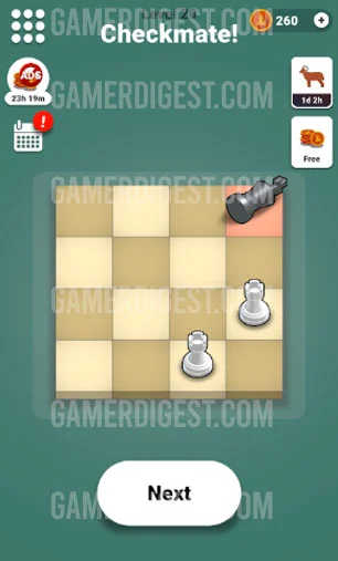 Pocket Chess Level 20 Mate in 2 Answer - second move