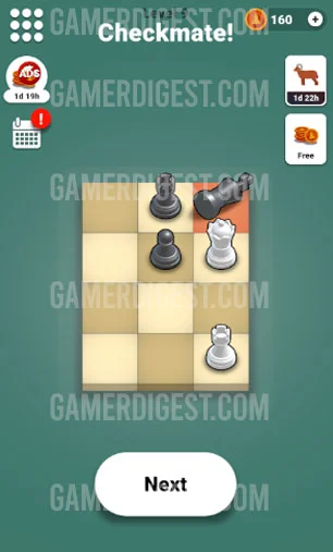Pocket Chess Level 9 Mate in 1 Answer