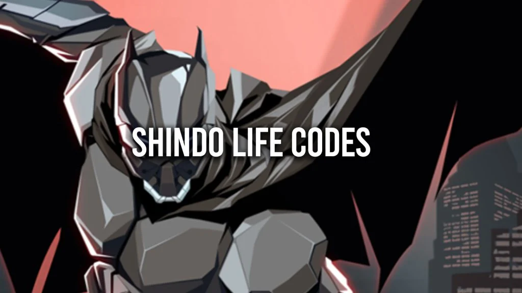 Shindo life codes: character with wings in a city