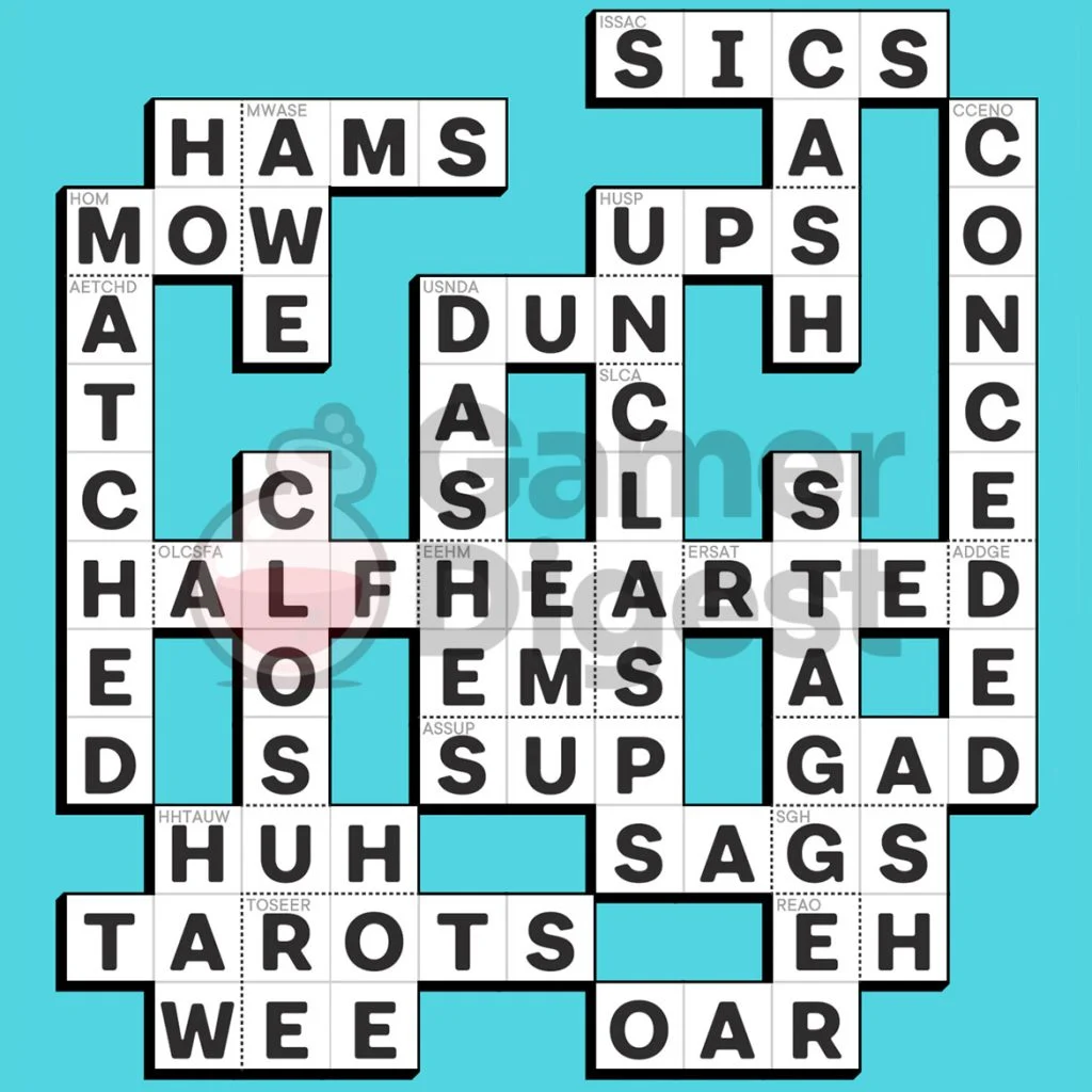 Knotwords Answers - Saturday, May 14, 2022 Daily Puzzle