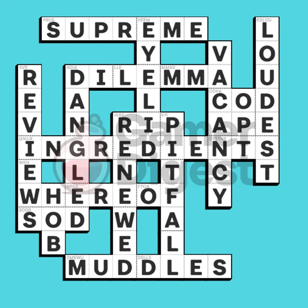 Knotwords Answers - Saturday, May 21, 2022 Daily Classic Puzzle