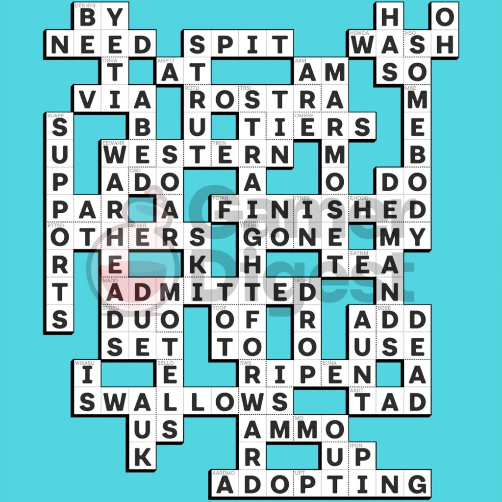 Knotwords Answers - Sunday, May 15, 2022 Daily Puzzle
