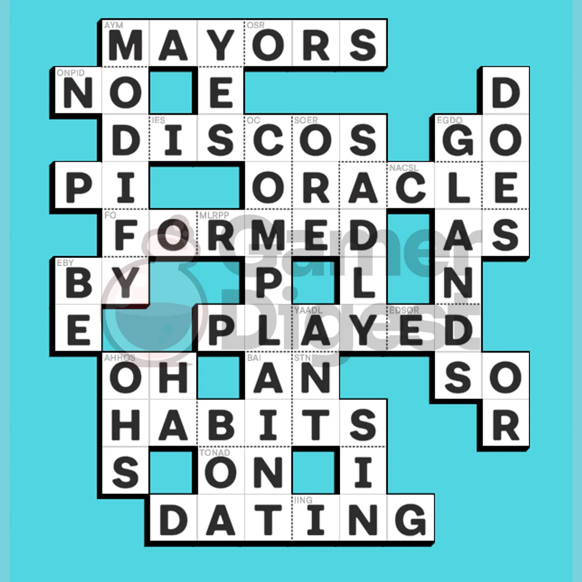 Knotwords Answers - Thursday, May 19, 2022 Daily Classic Puzzle