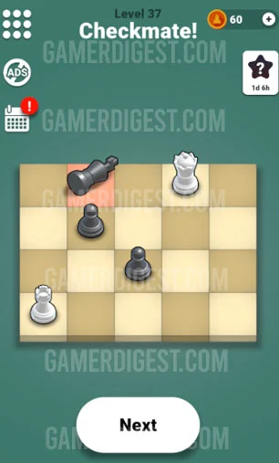 Pocket Chess Level 37 Mate in 2 Answer 2