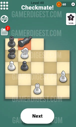 Pocket Chess Level 40 Mate in 2 Answer 2