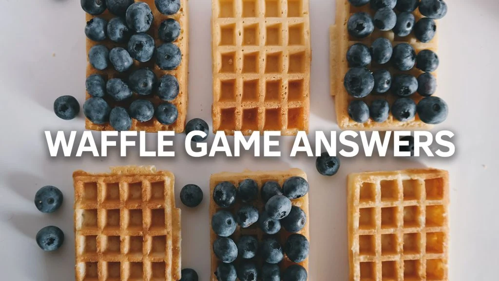 Waffle Game Answers (November 2022) – Today's Solution