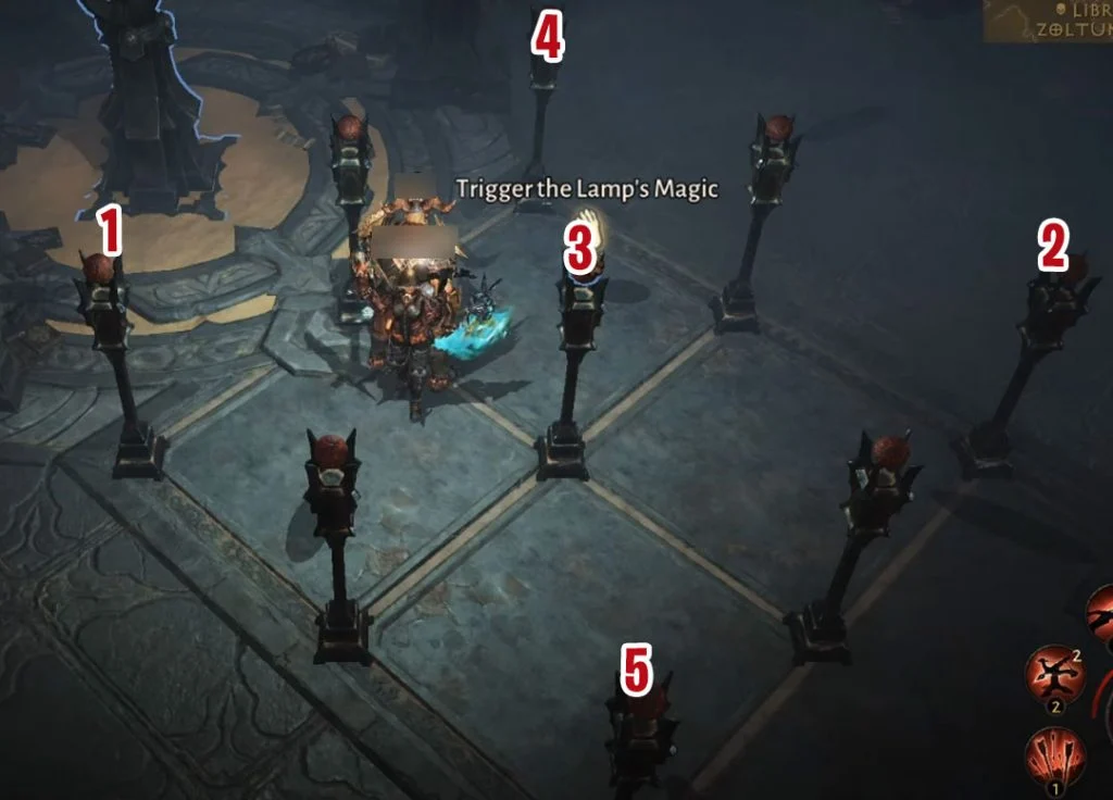 Diablo Immortal Lamp Puzzle Solution