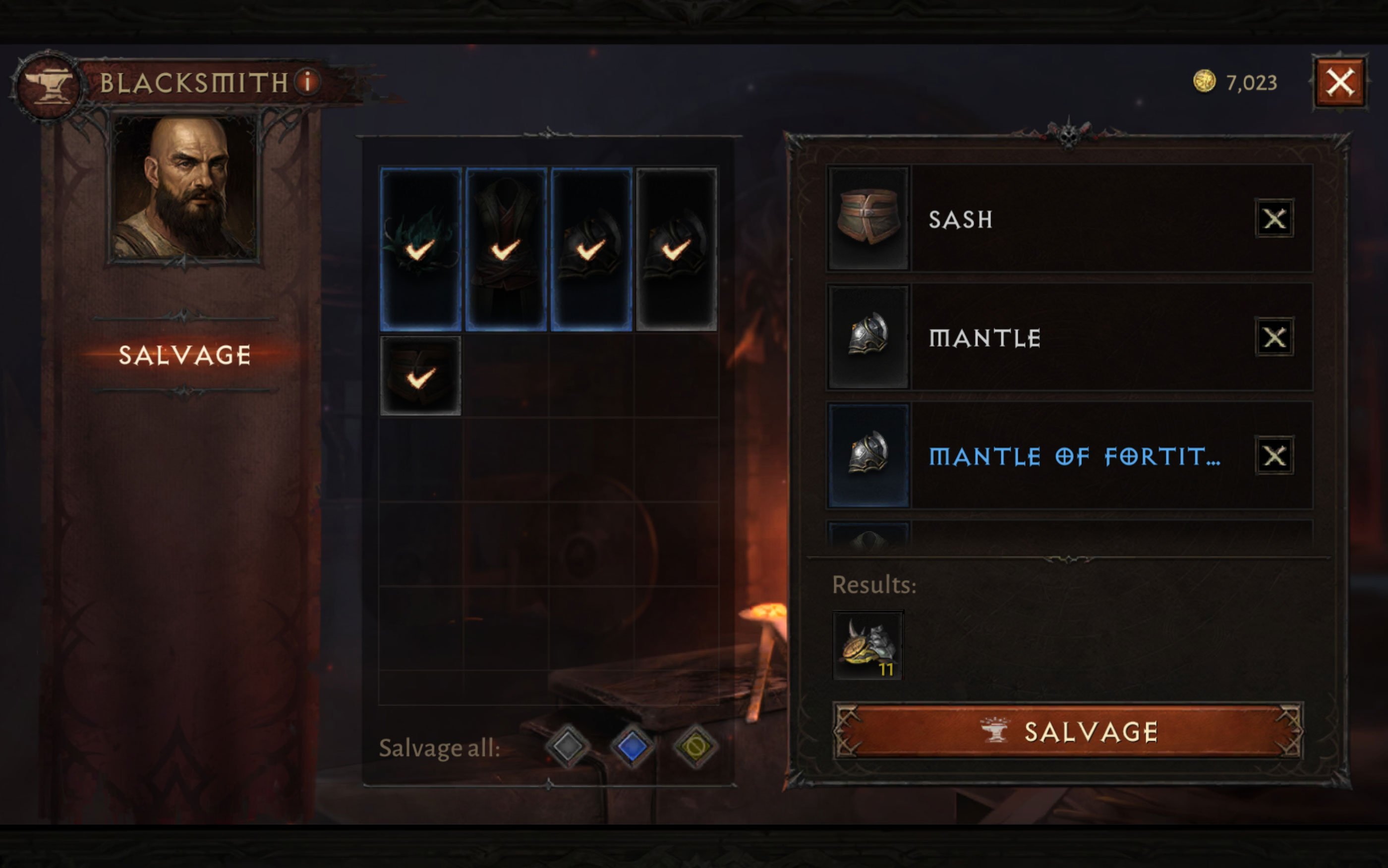 How to Salvage Items in Diablo Immortal