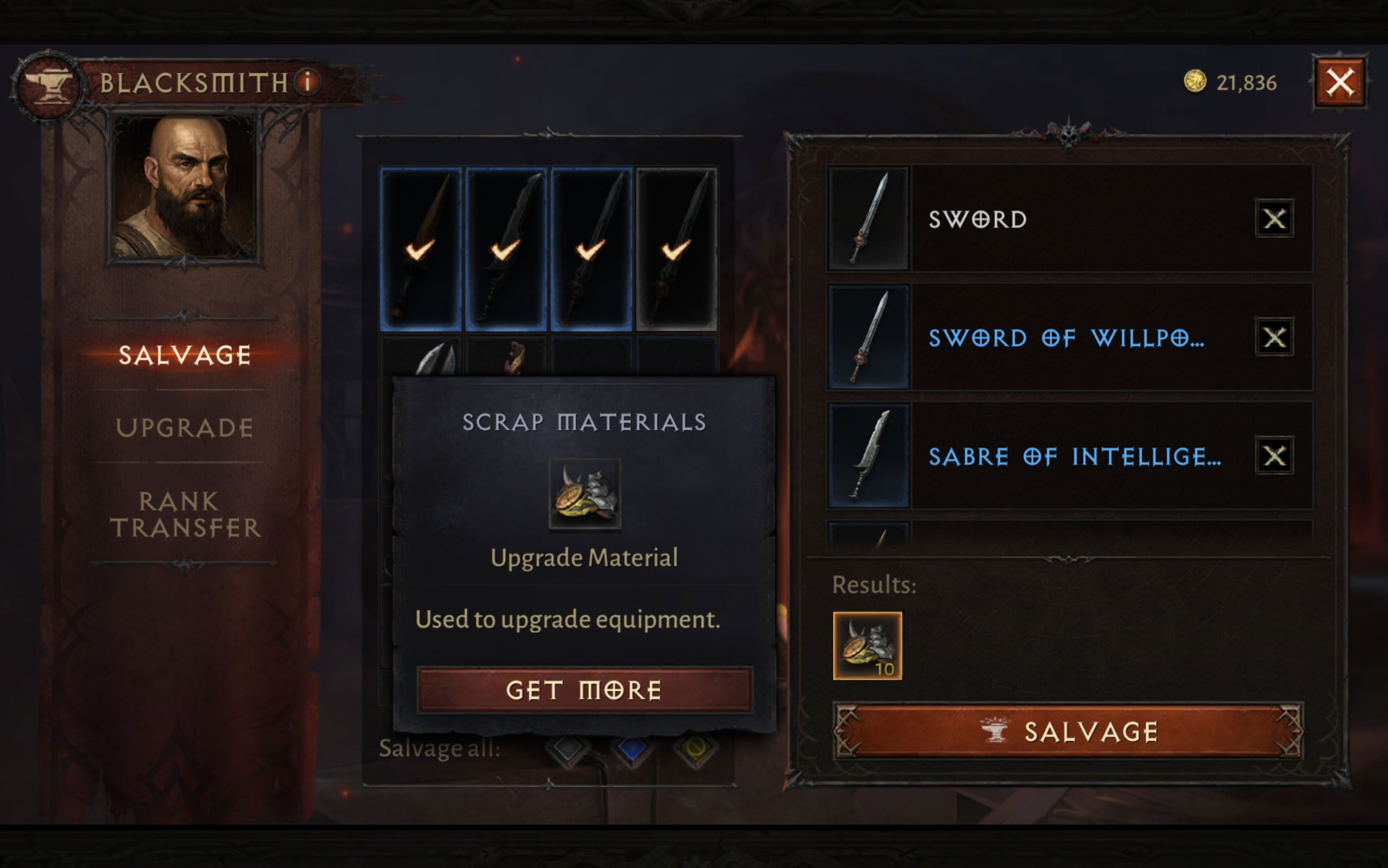 How to Salvage Items in Diablo Immortal
