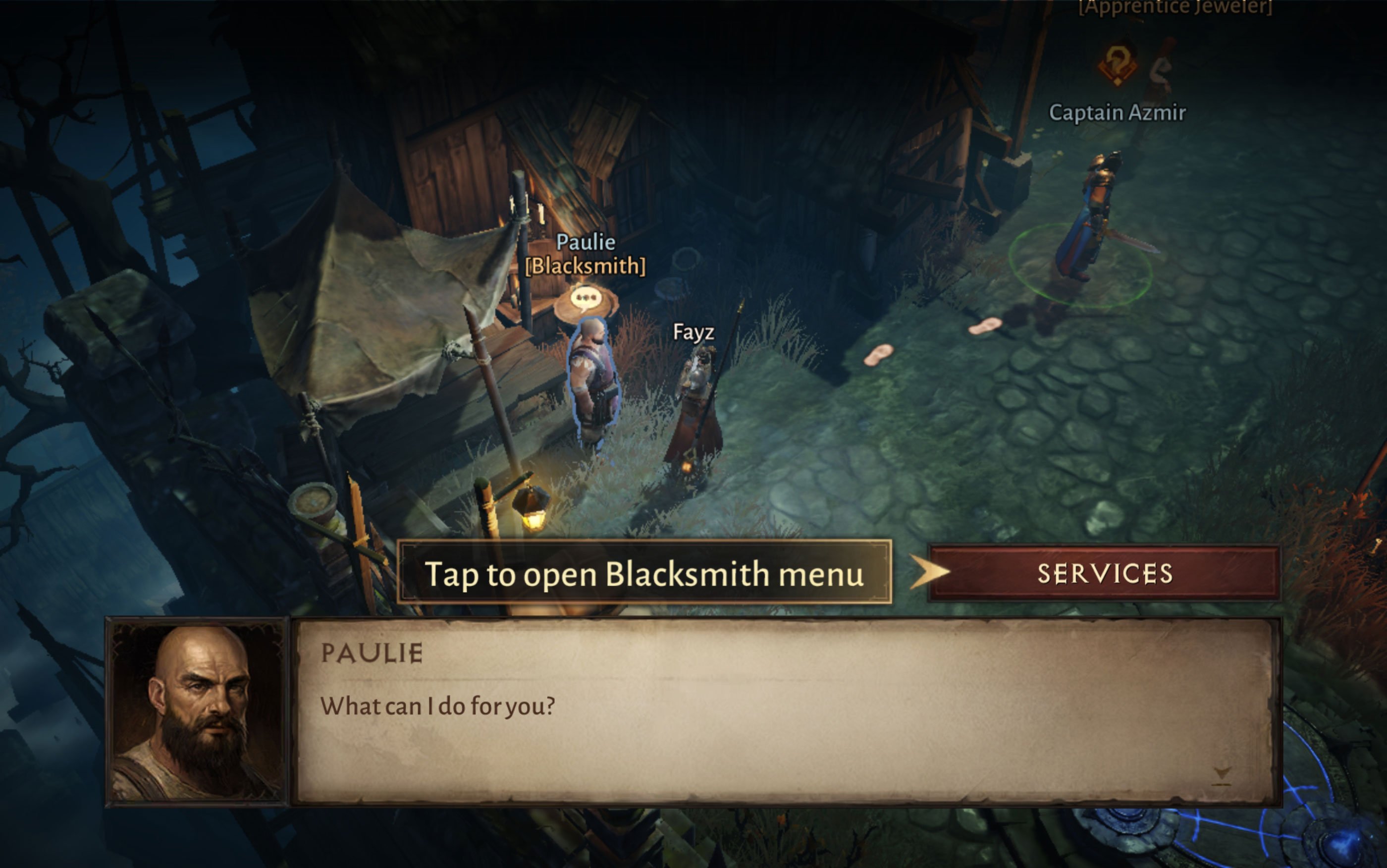 Diablo Immortal Blacksmith Services