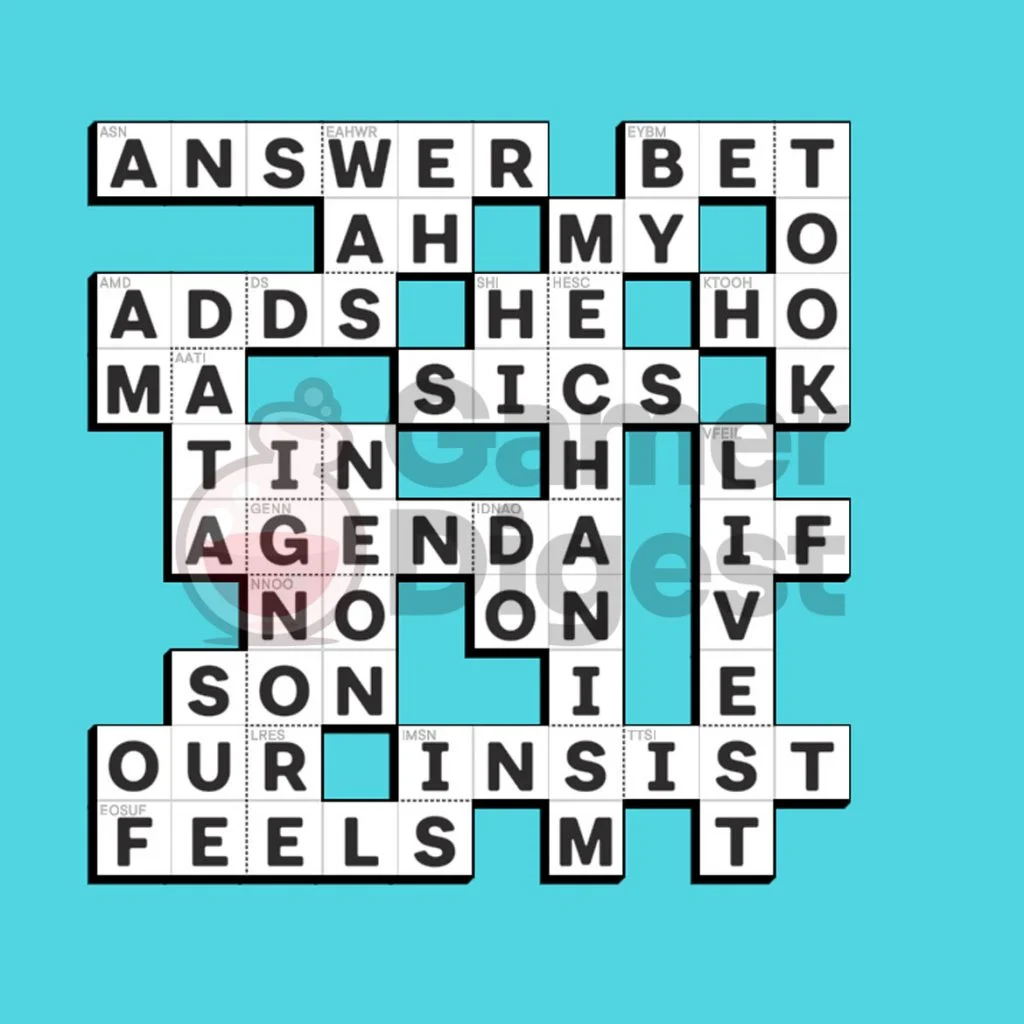 Knotwords Answers - Thursday, June 30, 2022 Daily Classic Puzzle