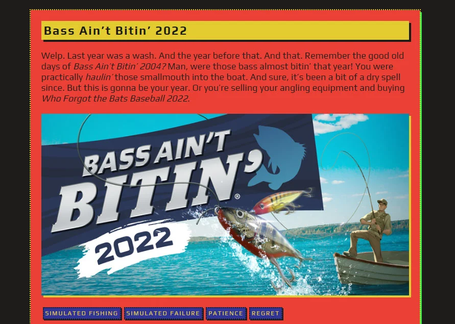 Steam Summer Sale 2022 - Clorthax's Party Badge - Bass Aint Bitin 2022