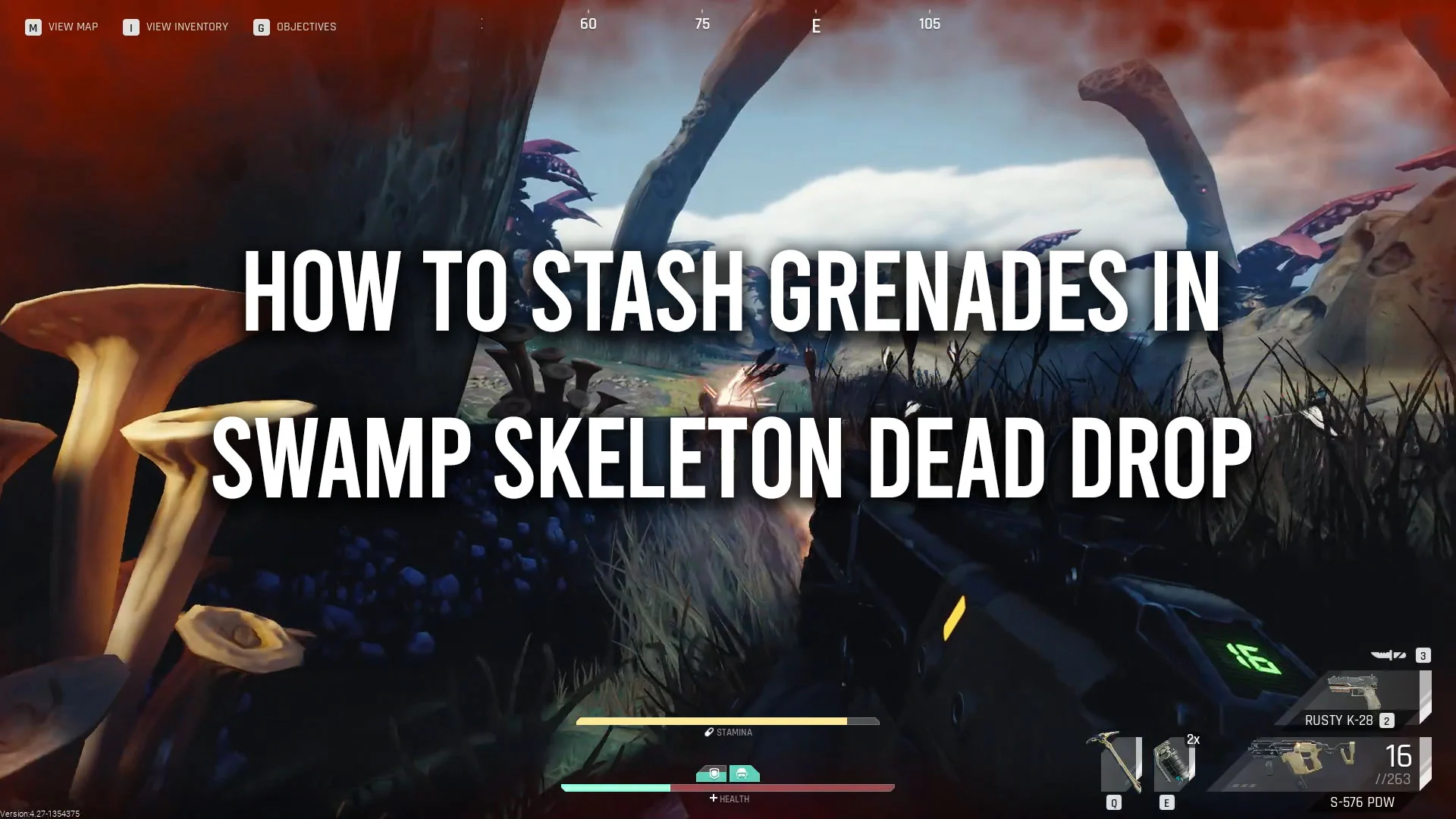 How to Stash Grenades in the Swamp Skeleton Dead Drop in The Cycle Frontier