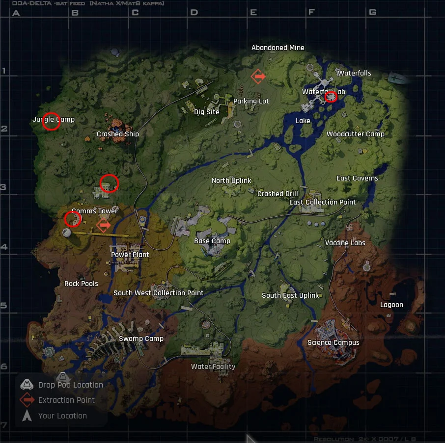 The Cycle Frontier Shard Slicer Locations Map