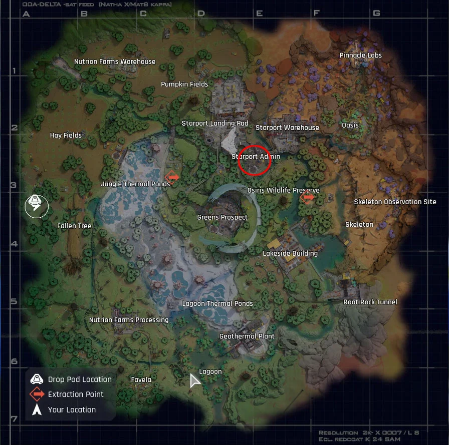 Where to Use the Janitors Key in The Cycle Frontier - Map