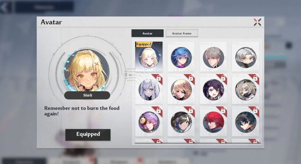 How to Change Your Avatar and Frame in Tower of Fantasy