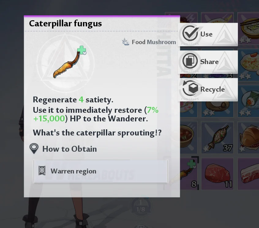 Where to Find Caterpillar Fungus in Tower of Fantasy