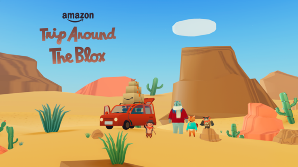 Amazon Launches a Roblox Experience “Amazon Trip Around the Blox”