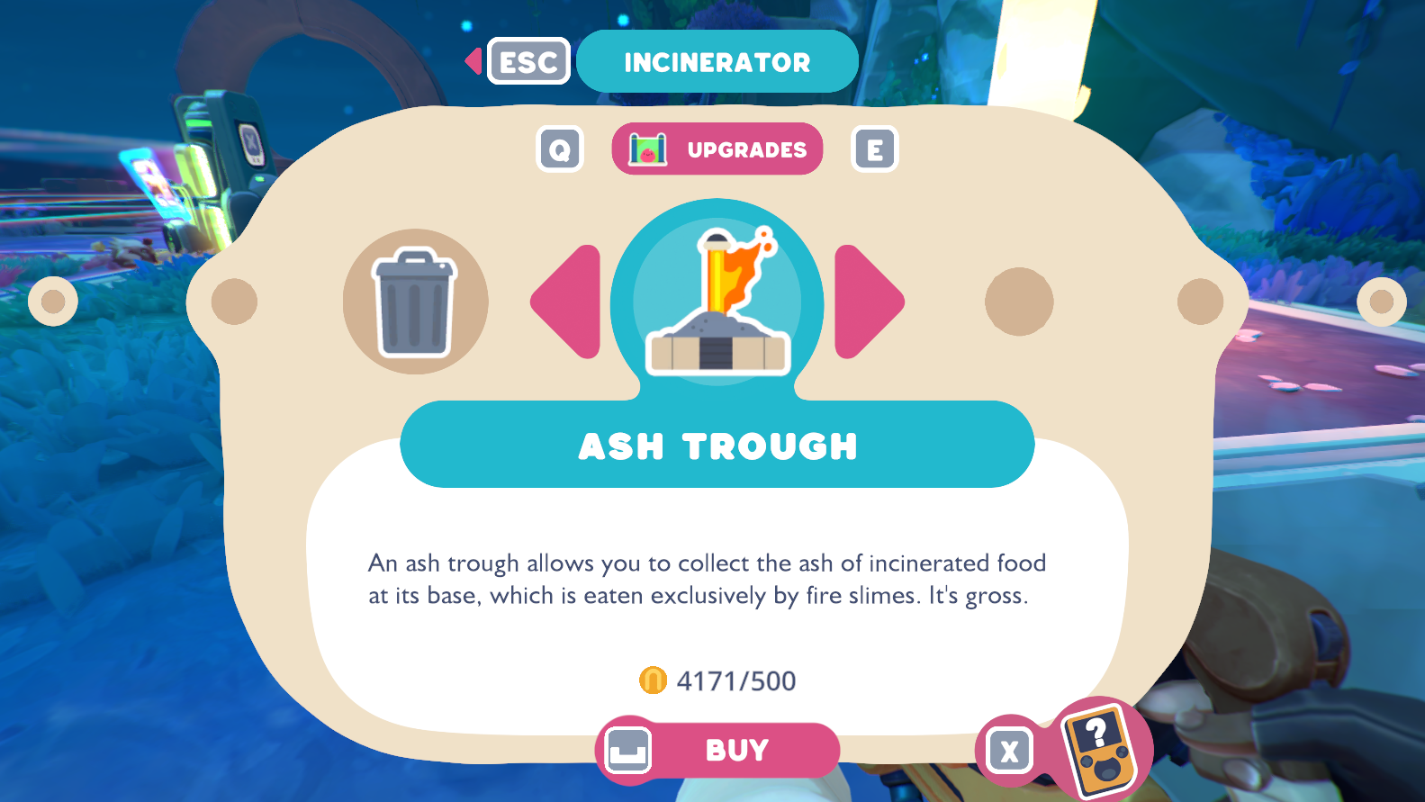 Slime Rancher 2 - Incinerator Ash Trough Upgrade