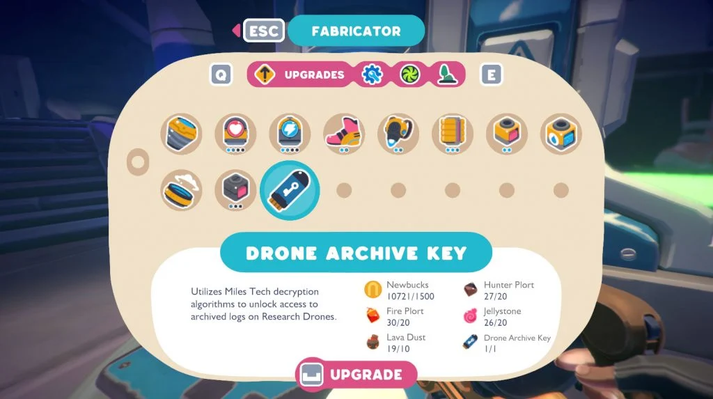 Slime Rancher 2 - Drone Archive Key - Fabricator