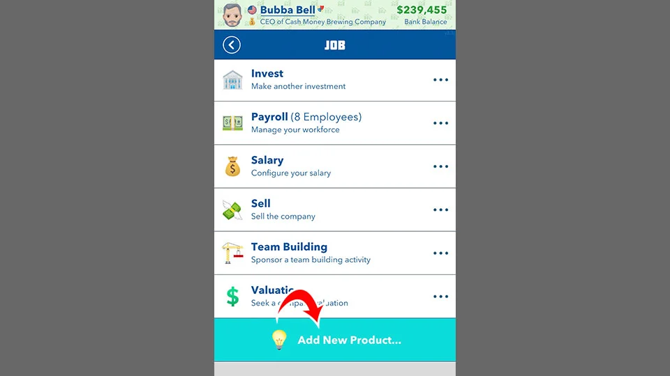 How to Add a New Product to Your Business in BitLife