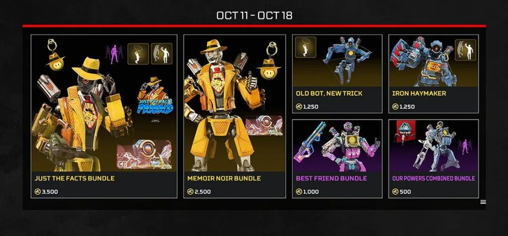 Apex Legends Fight or Fright Skins