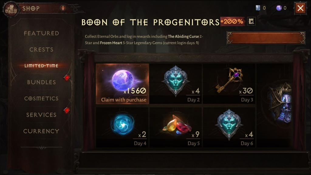 Boon of the Progenitors Bundle