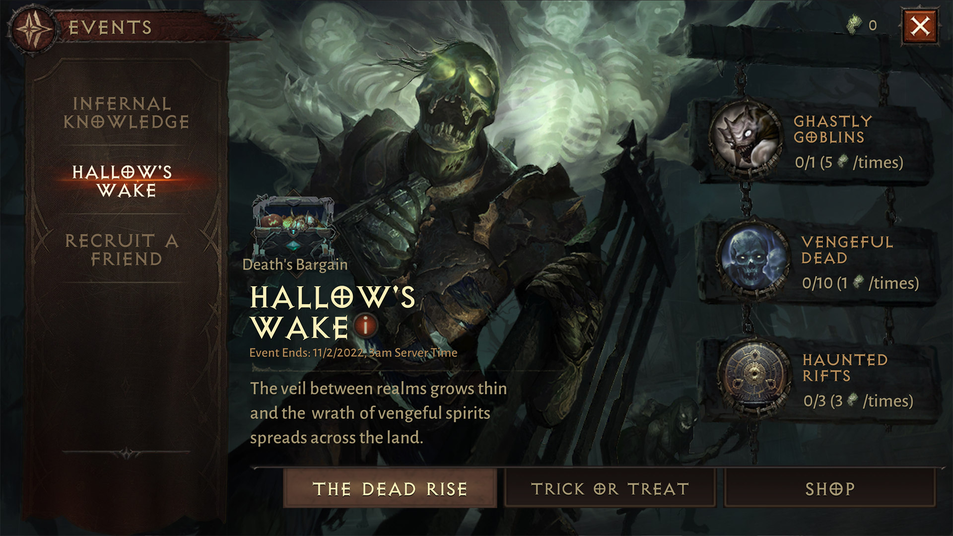 Diablo Immortal Patch Notes (October 12): Hallow's Wake