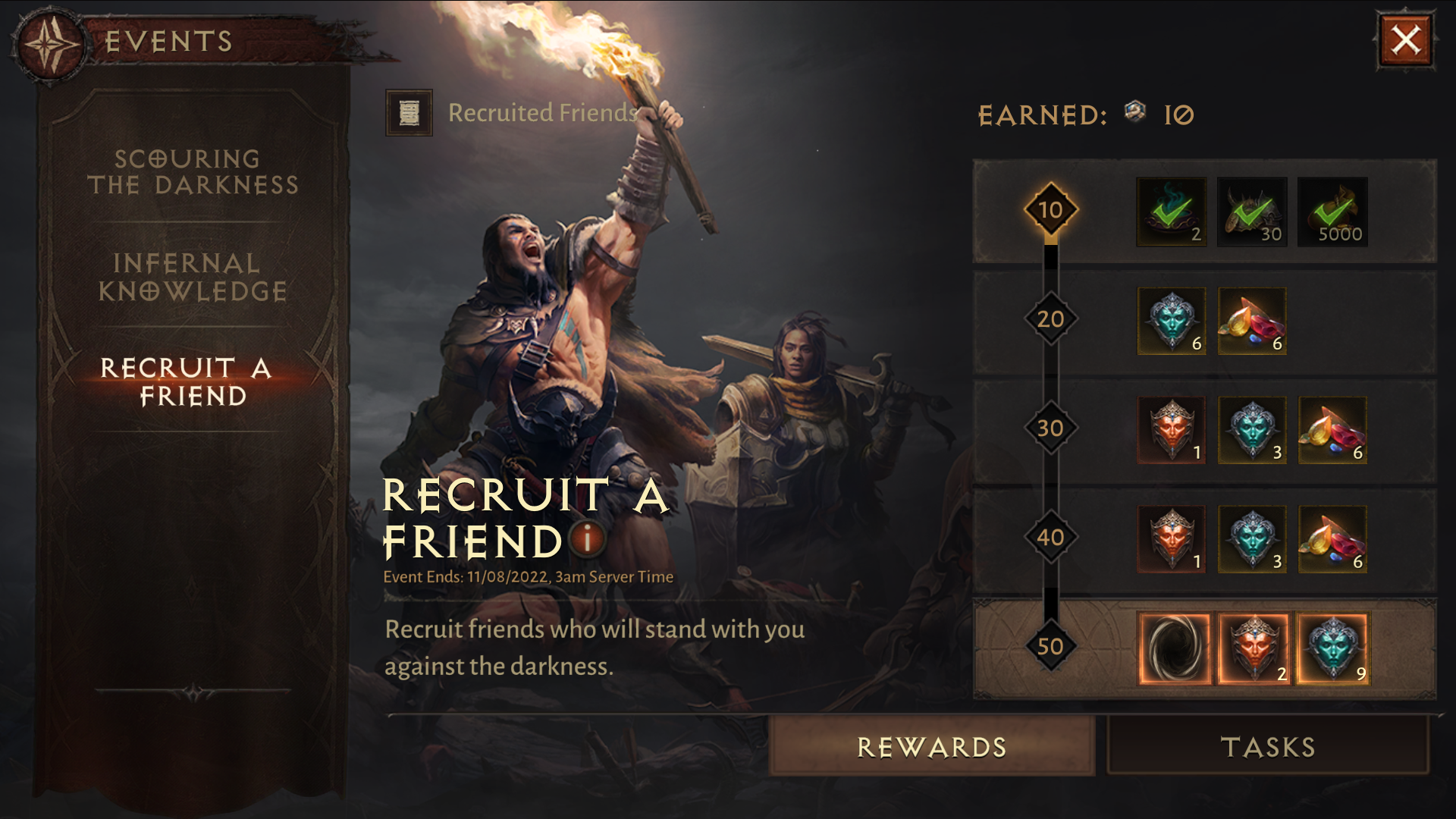 Diablo Immortal Patch Notes (October 12): Referral System