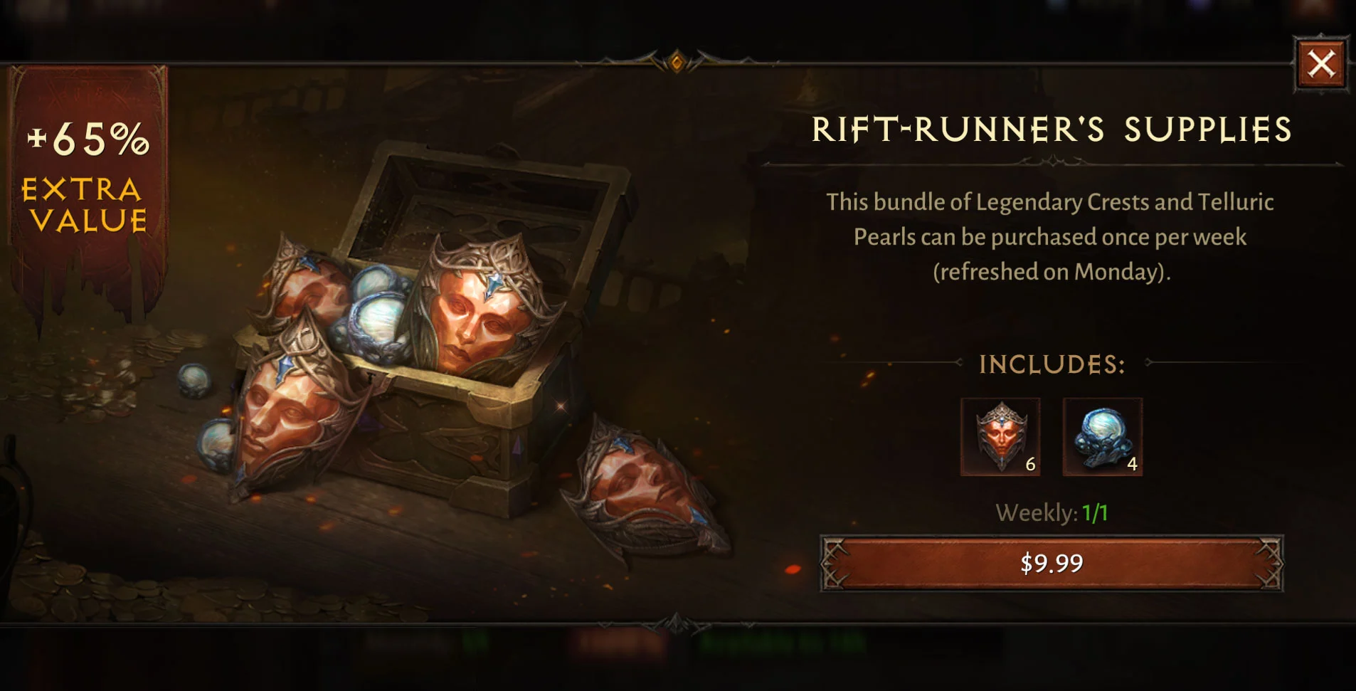Diablo Immortal Rift-Runner's Supplies