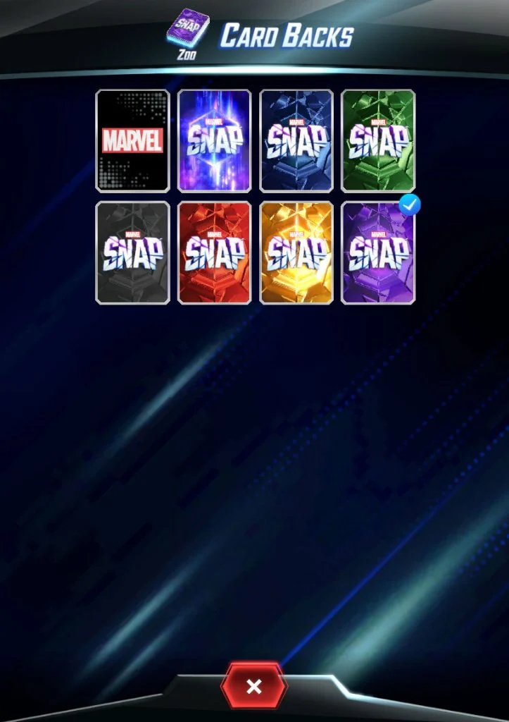 How to Change Card Backs in Marvel Snap