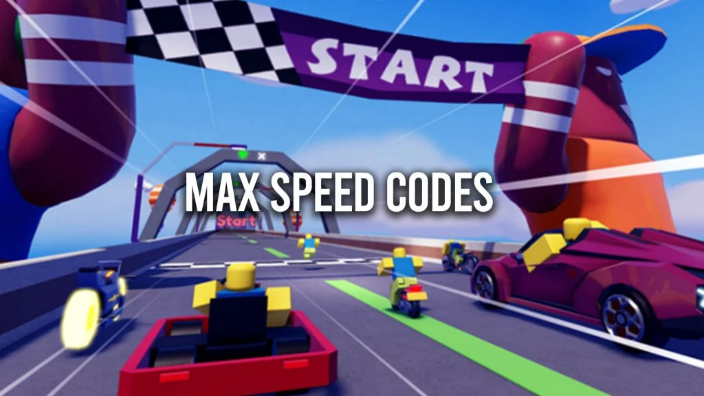 Max Speed Codes: cars driven by Roblox players racing to the finish line