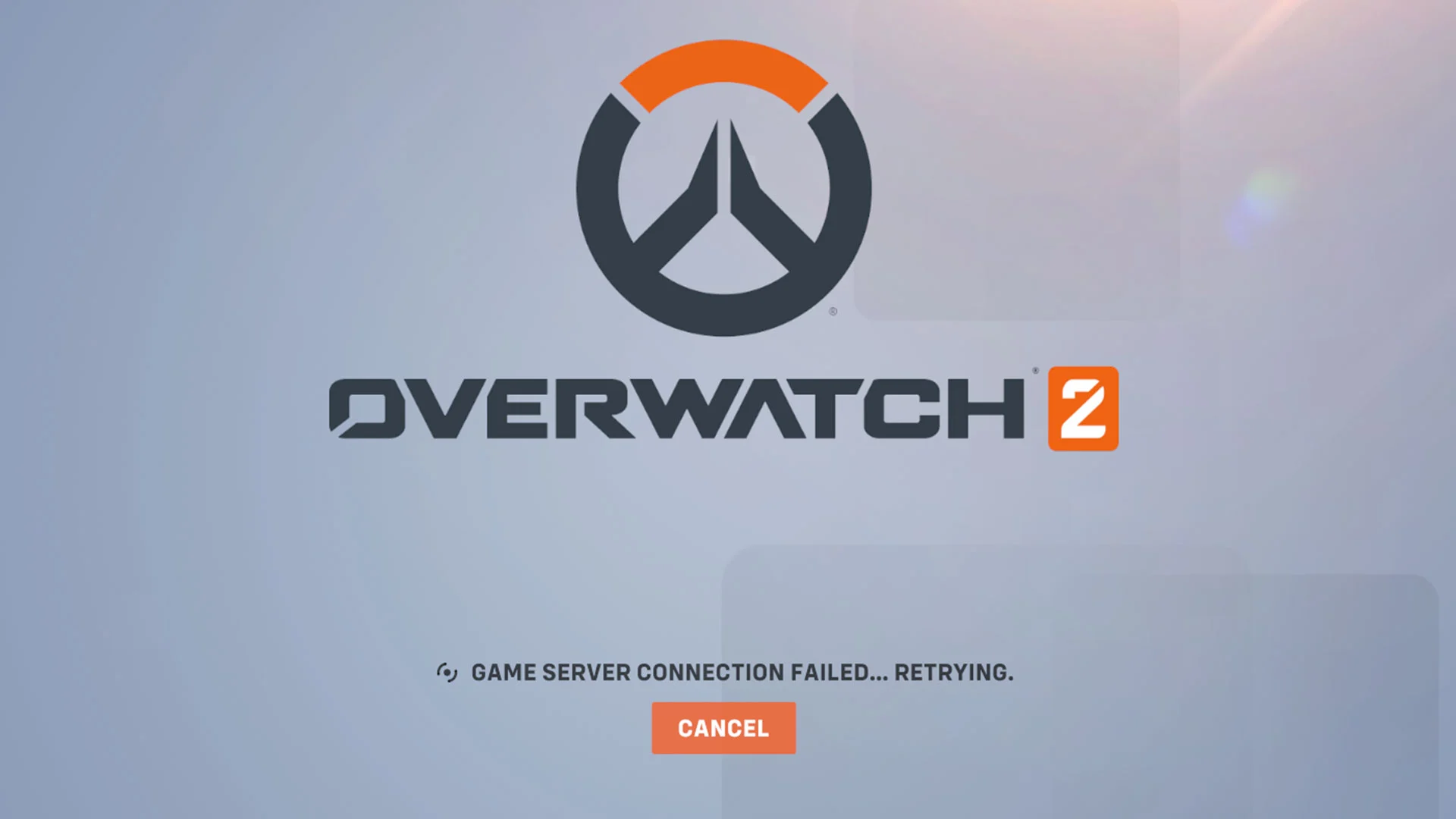 Overwatch 2 Game Server Connection Failed Error