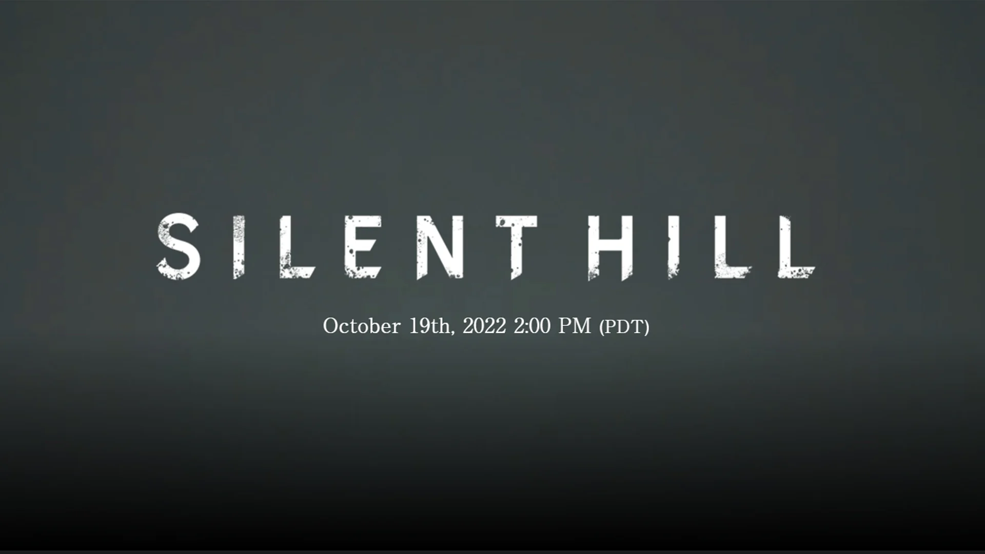 Silent Hill Transmission Announcement Date & Time Gamer Digest