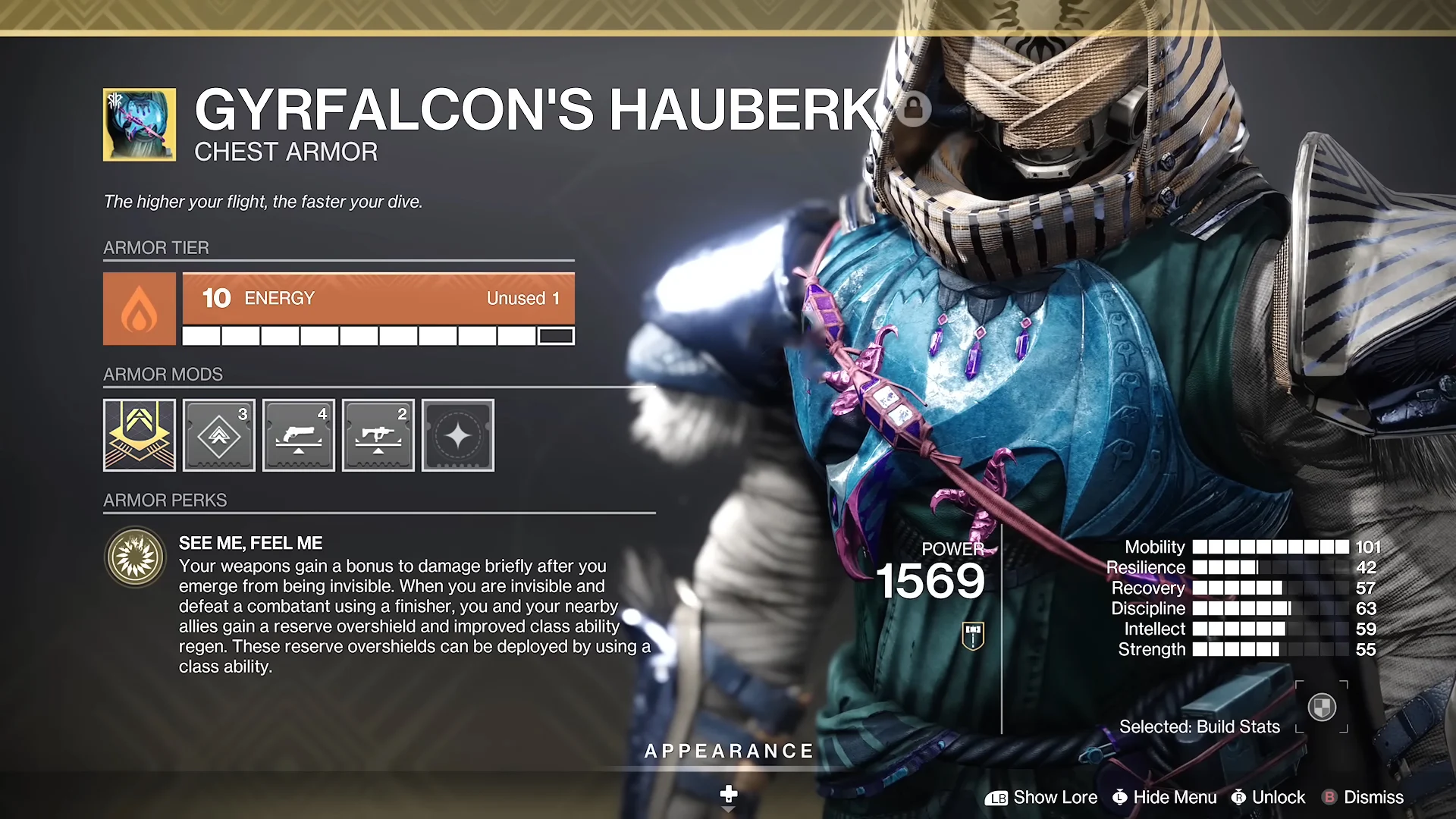 Destiny 2 Gyrfalcon's Hauberk Fix