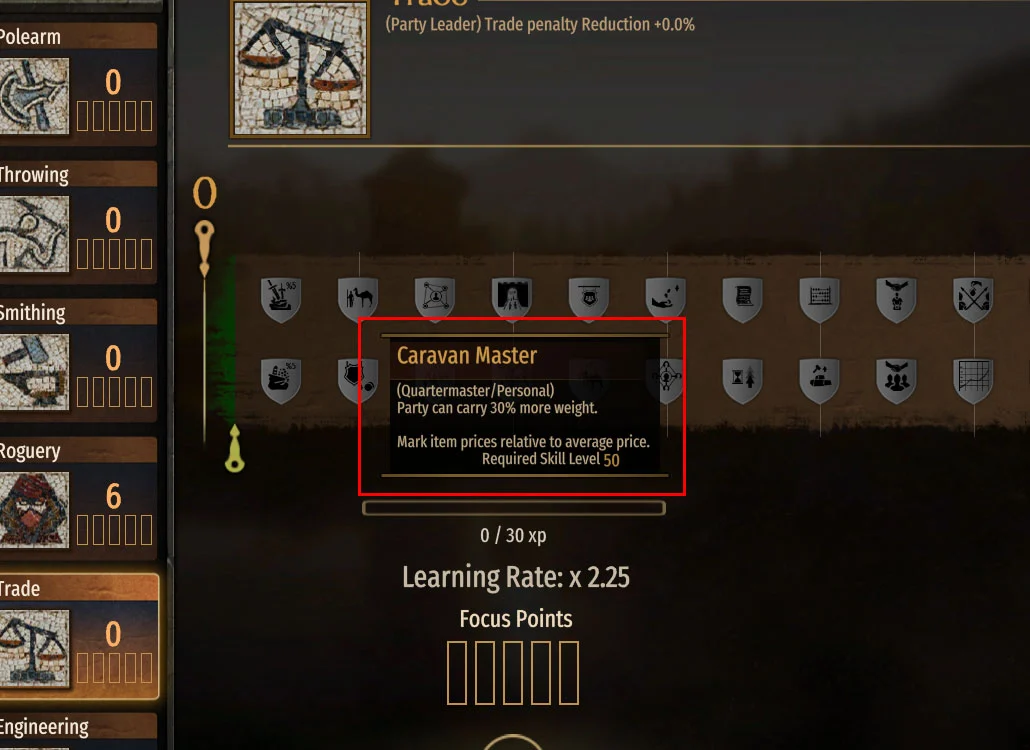 Increase Inventory Capacity Bannerlord