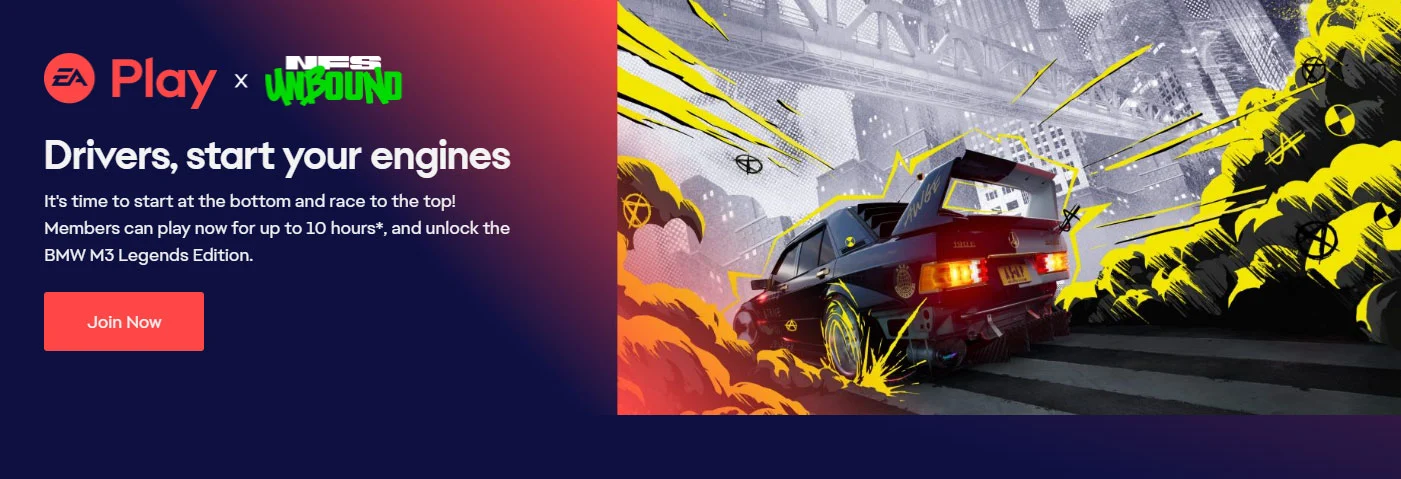 EA Play x NFS Unbound - BMW M3 Legends Edition