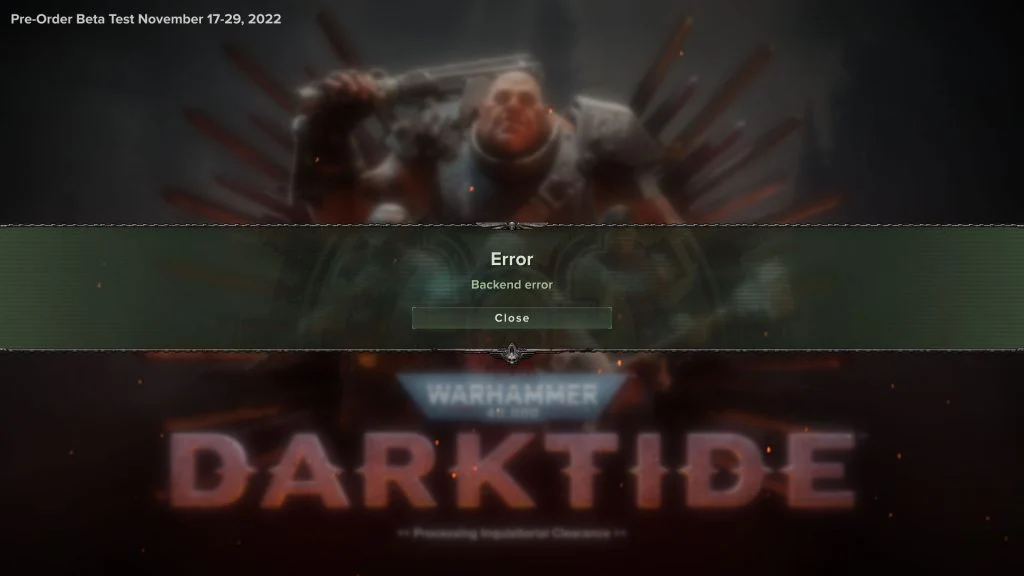 How to Fix the Backend Error Code in Warhammer 40K: Darktide
