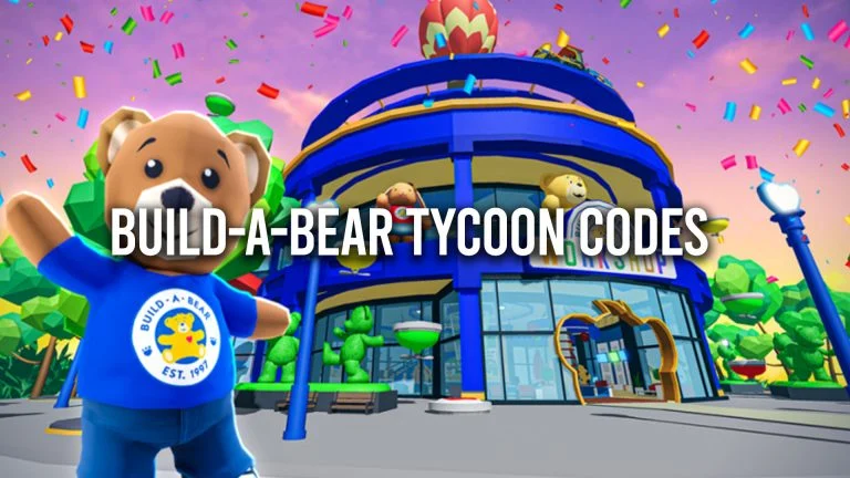 Build-A-Bear Tycoon Codes