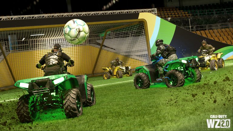 ATVs Running for Net in Call of Duty: Warzone Cup