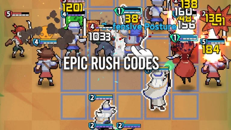 Epic Rush Codes